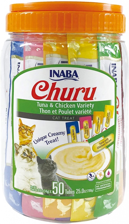Churu Bote 50 Sticks - Variedades de Atun y Pollo