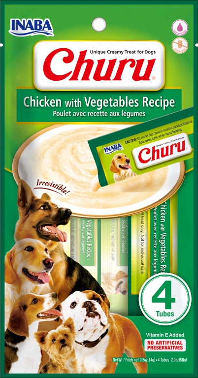 Churu Perro - Receta de Pollo con Vegetales