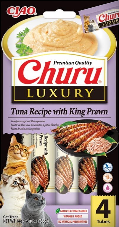 Churu Gato Luxury - Atún con Langostinos