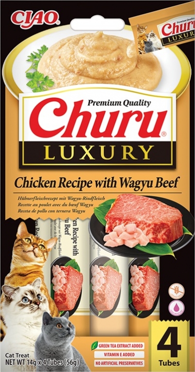 Churu Gato Luxury - Pollo con Wagyu