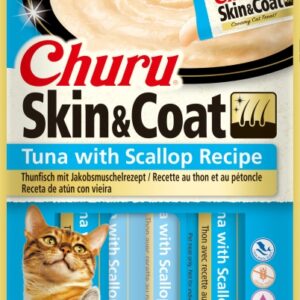 Churu Gato Skin & Coat - Atún con Vieira
