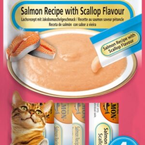 Churu Gato - Salmón con Vieira
