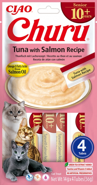 Churu Gato Senior - Atún con Salmón