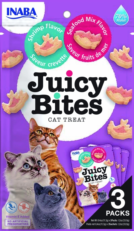 Churu Gato Juicy Bites - Gamba y Mariscos
