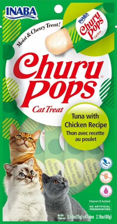 Churu Pops Gato - Atún con Pollo