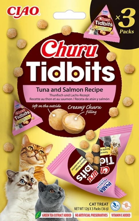 Churu Gato Tidbits - Atún con Salmón