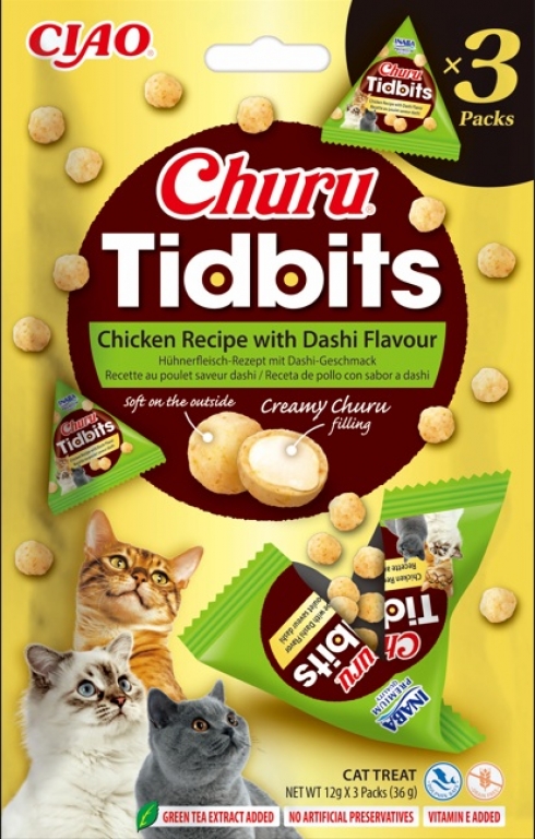 Churu Gato Tidbits - Pollo con Sabor Dashi