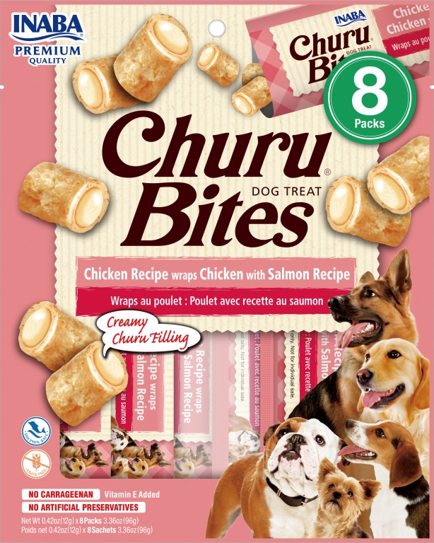 Churu Bites Perro - Pollo con Salmón