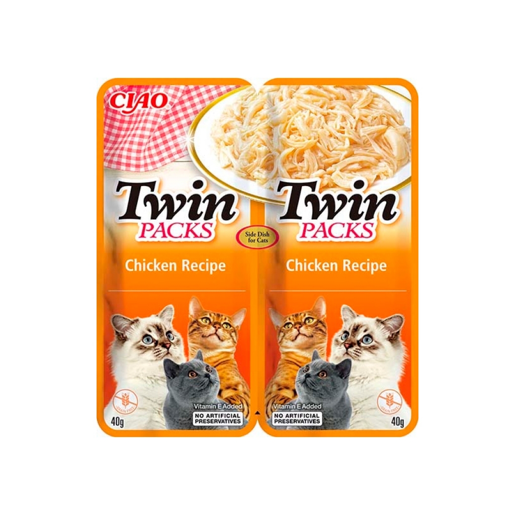 Churu Gato Twin Packs - Pollo en Caldo de Pollo