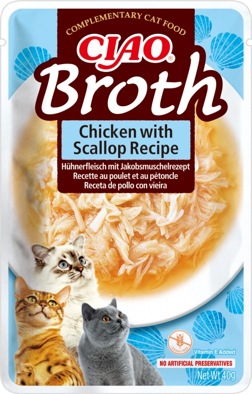 Churu Gato Caldo - Pollo con Vieira