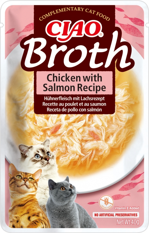 Churu Gato Caldo - Pollo con Salmón