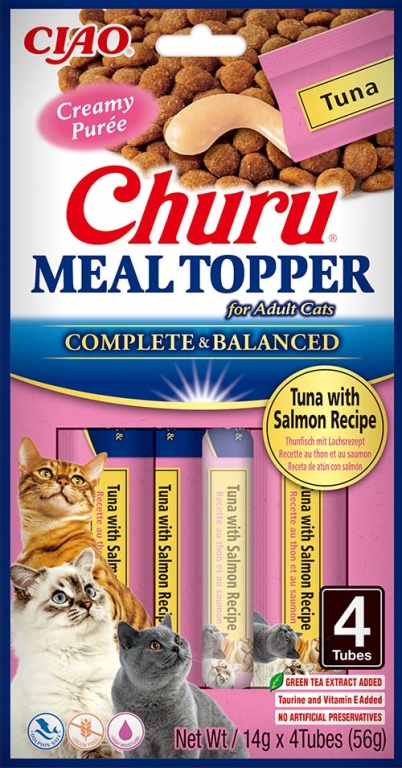 Churu Cat Meal Topper - Atún con Salmón