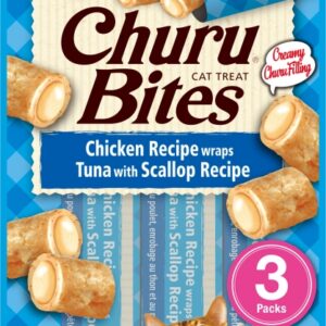 Churu Bites Gato - Atún con Vieira