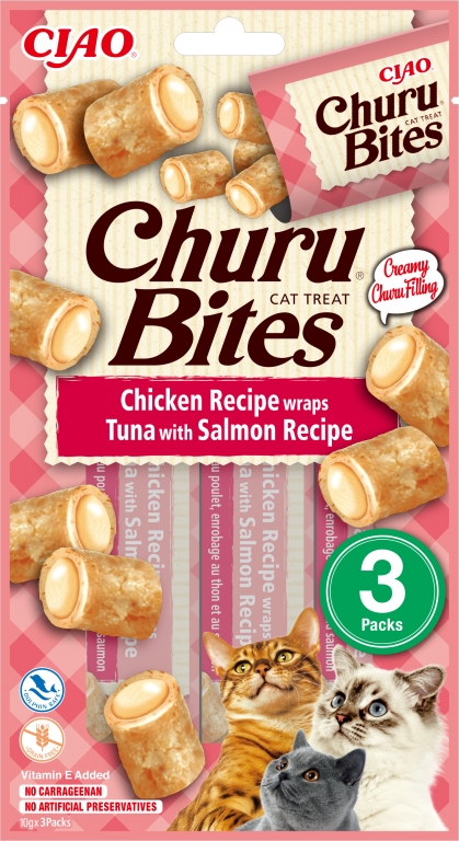 Churu Bites Gato - Atún con Salmón