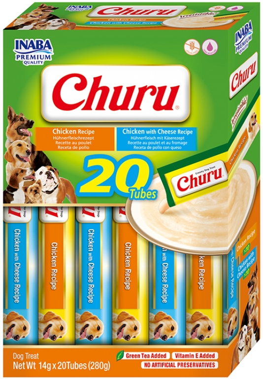 Churu Perro Caja Variedades 20 P - Pollo