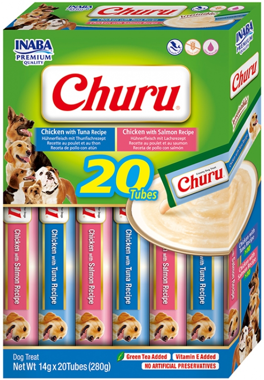 Churu Perro Caja Variedades 20 P - Marisco