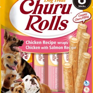 Churu Perro Rolls - Pollo con Salmón