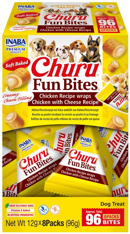 Churu Perro Fun Bites - Pollo con Queso