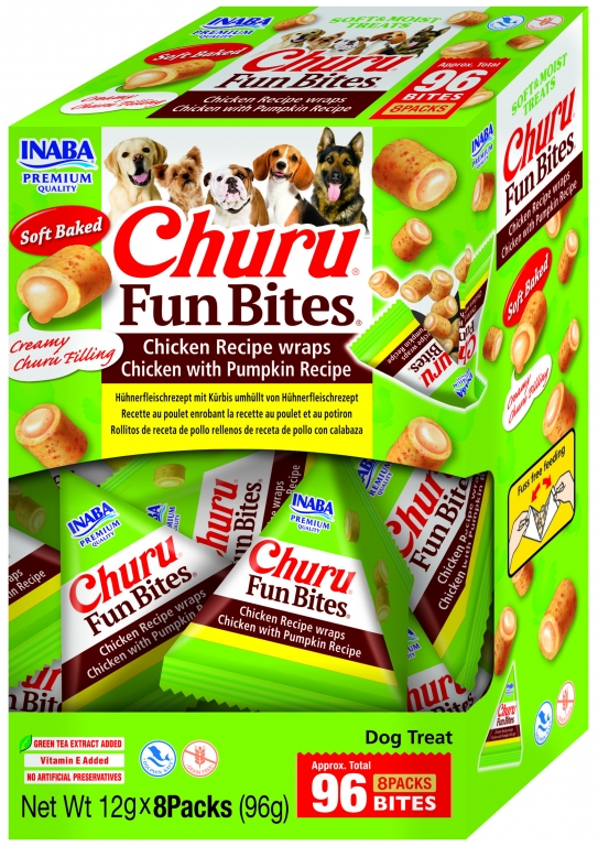 Churu Perro Fun Bites - Pollo con Calabaza