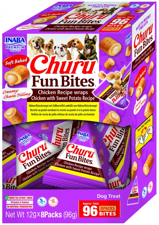 Churu Perro Fun Bites - Pollo con Boniato