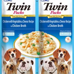 Churu Perro Twin Packs - Pollo con Guiso de Verduras y Queso en Caldo de Pollo