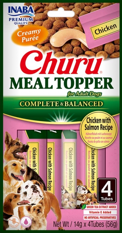 Churu Dog Meal Topper - Pollo con Salmón