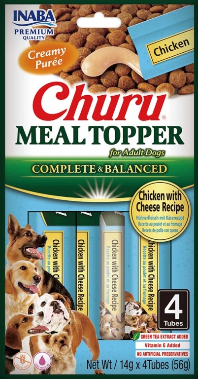 Churu Dog Meal Topper - Pollo y Queso