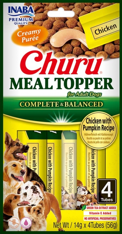 Churu Dog Meal Topper - Pollo y Calabaza