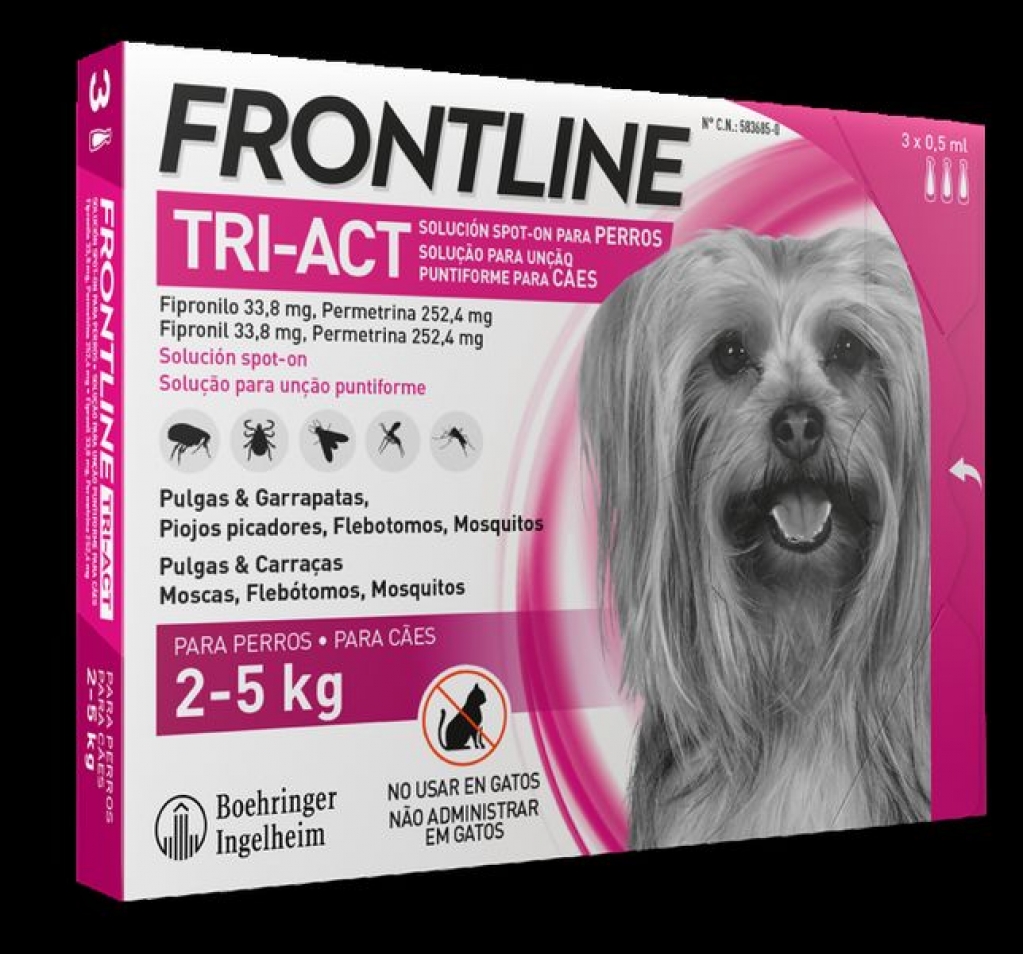 Frontline Tri-Act 2-5 Kg - Antiparasitarios