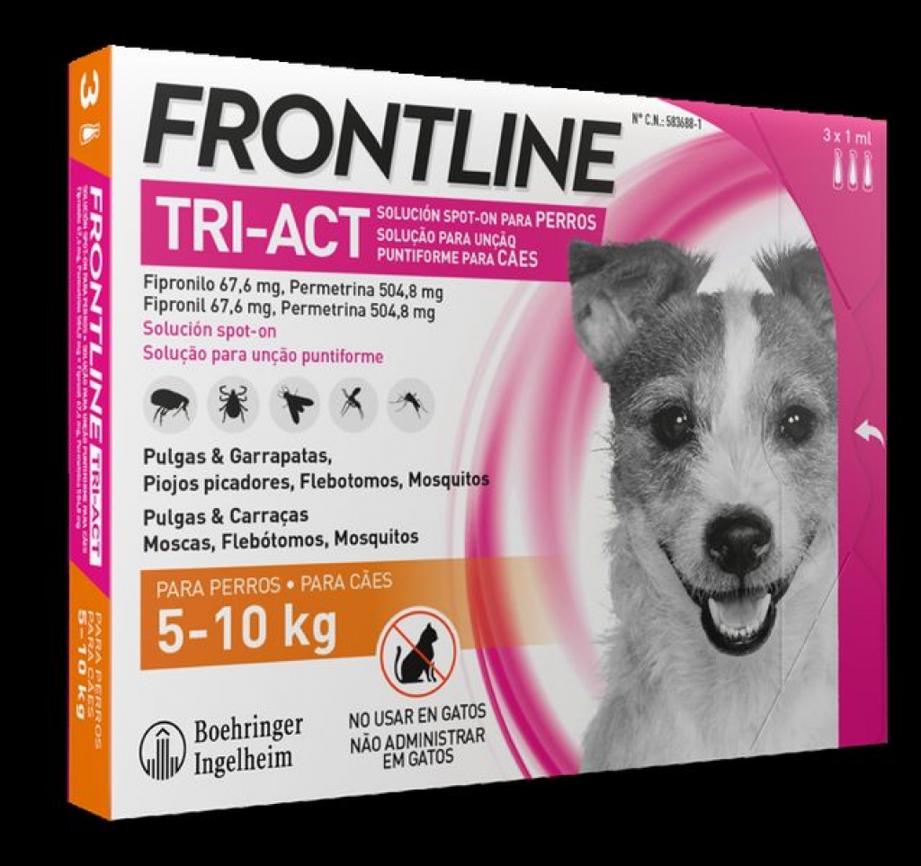 Frontline Tri-Act 5-10 Kg - Antiparasitarios