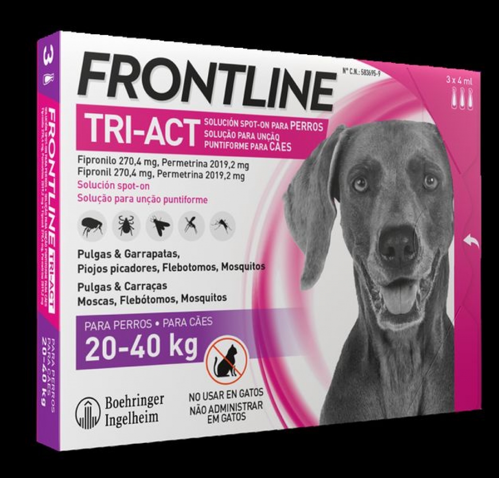 Frontline Tri-Act 20-40 Kg - Antiparasitarios