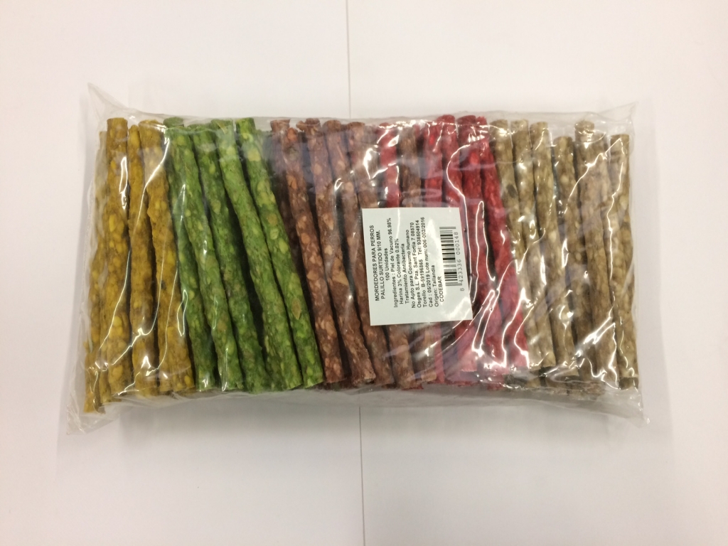 Palillo Color (100 Uds) - Sin Color, Sabor, Olor