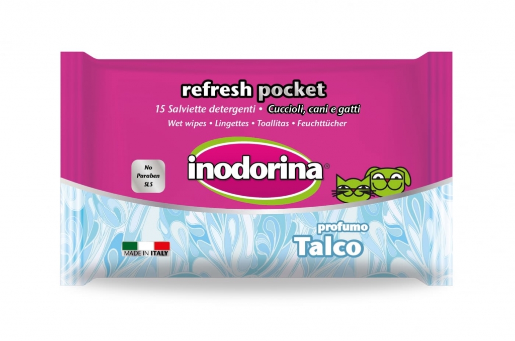 Toallitas Inodorina Pocket - Talco