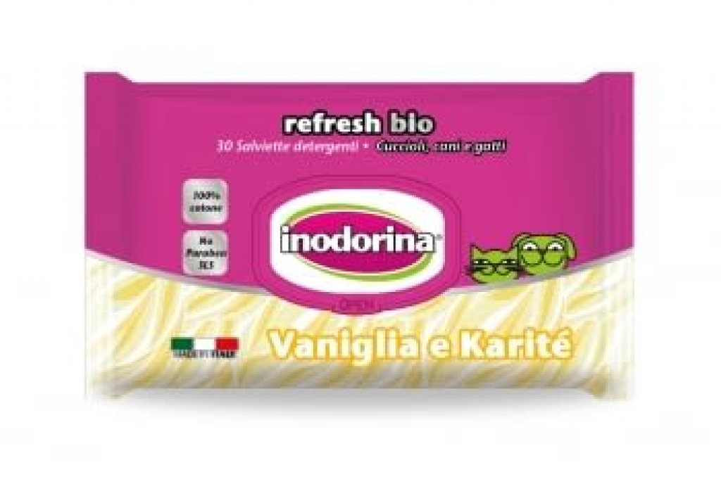 Toallitas Inodorina Bio - Vainilla y Karité