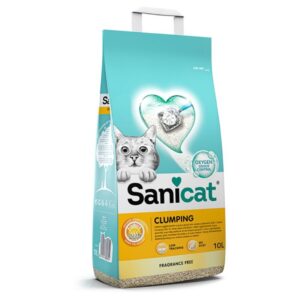Sanicat Clumping 10 L. - Sin Color, Sabor, Olor