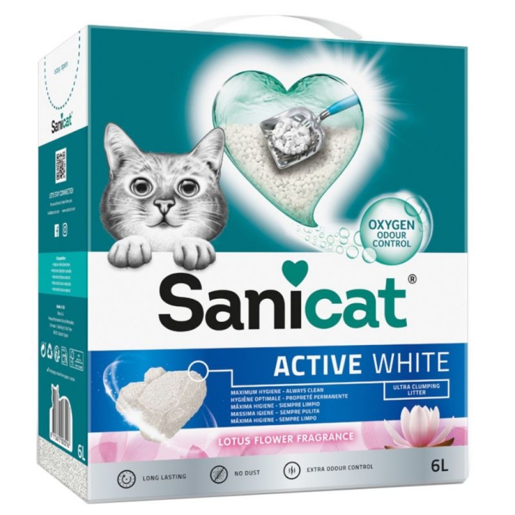 Sanicat Active White 6l - Flor de Loto