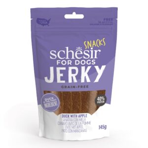 Schesir Perro Snack Jerky - Pato con Manzana