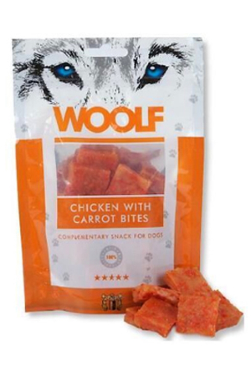 Snacks Woolf - Bocaditos de Pollo con Zanahoria