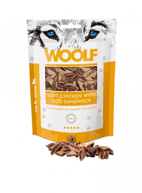 Snacks Woolf - Sandwich Pollo y Bacalao