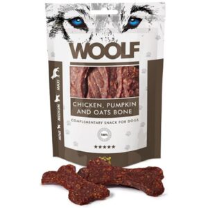 Snacks Woolf - Huesos de Pollo, Calabaza y Avena