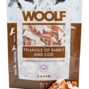 Snacks Woolf - Triángulos de Conejo y Bacalao