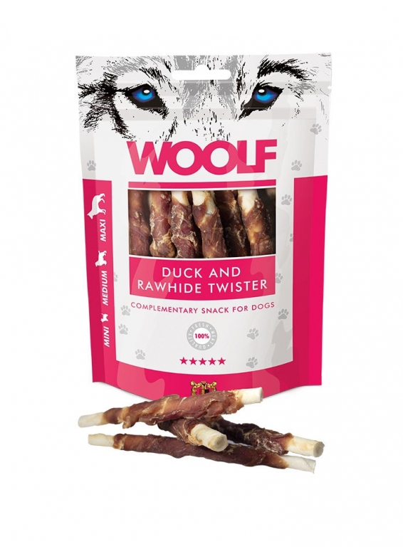 Snacks Woolf - Rollito Masticable con Pato