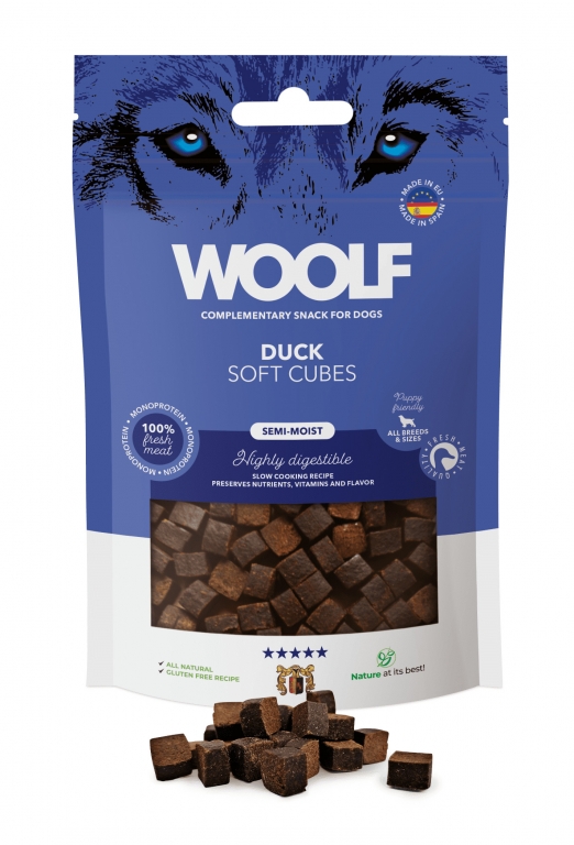 Woolf Cubes Semihúmedos - Pato