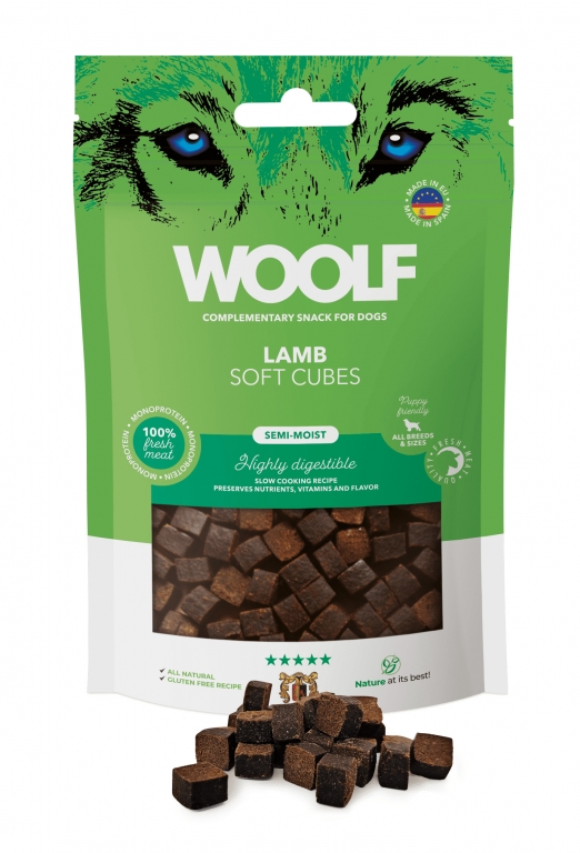 Woolf Cubes Semihúmedos - Cordero