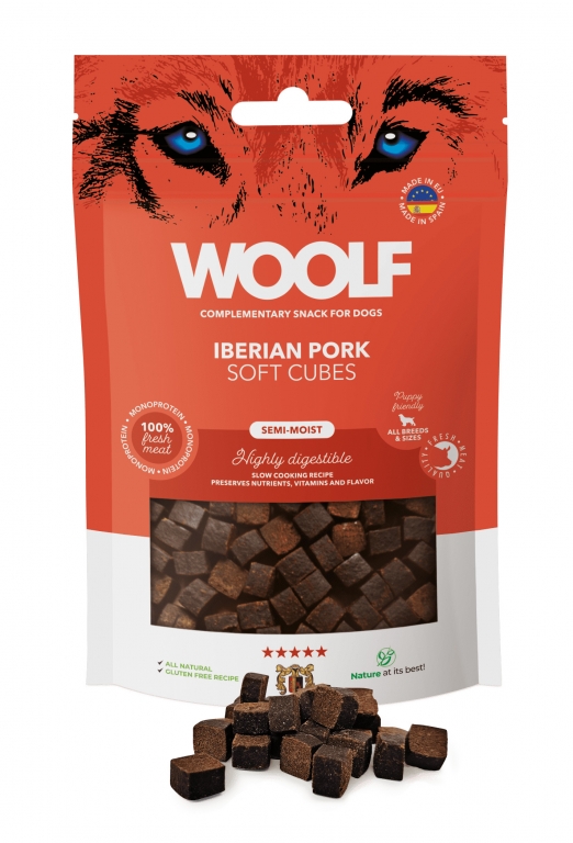 Woolf Cubes Semihúmedos - Cerdo Ibérico