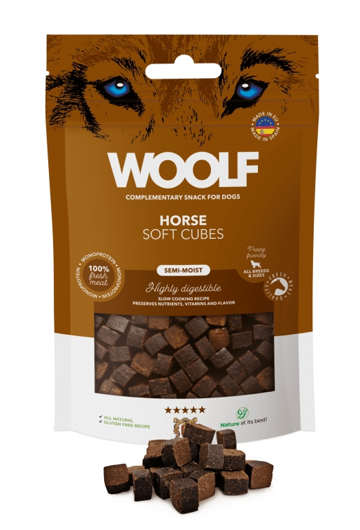 Woolf Cubes Semihúmedos - Caballo