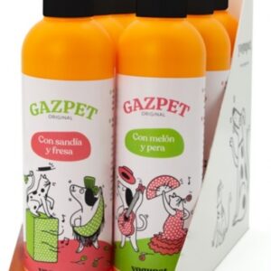 Yogupet Gazpet Perro y Gato - 3x Sandía y Fresa + 3x Melon y Pera