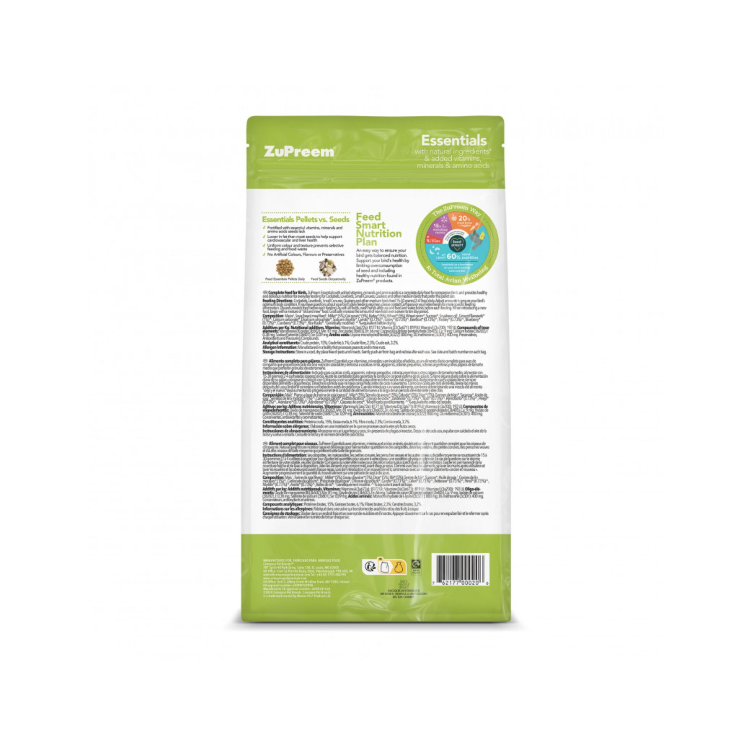 Zupreem Essentials M 1 Kg. Ninfas - Image 3