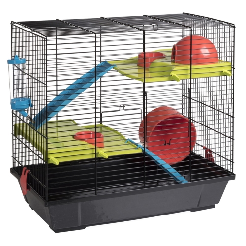 Jaula Hamster 949 Negra "nuevo modelo"