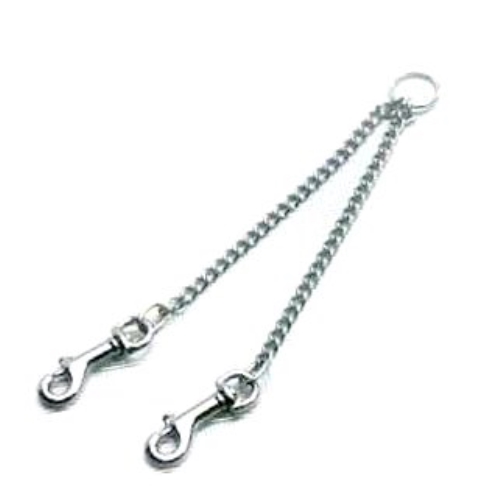 Acople para Dos Perros 45 cm. Metal